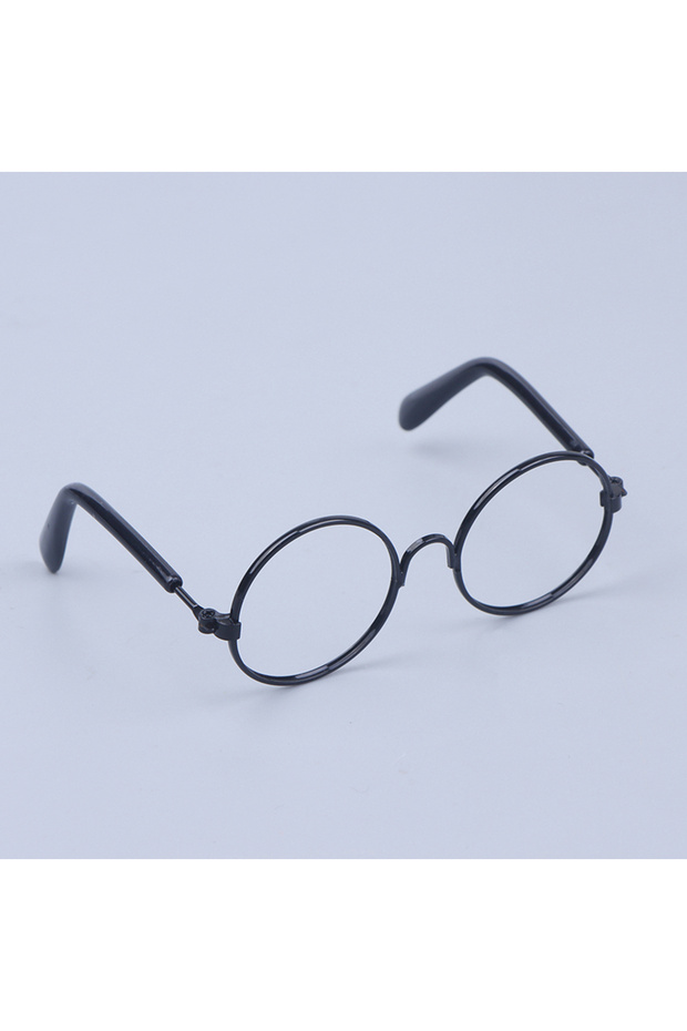 Black DIY Doll Dressing Accessories High Quality 20cm EXO Dolls Glasses 3 Color Round Frame Lensless