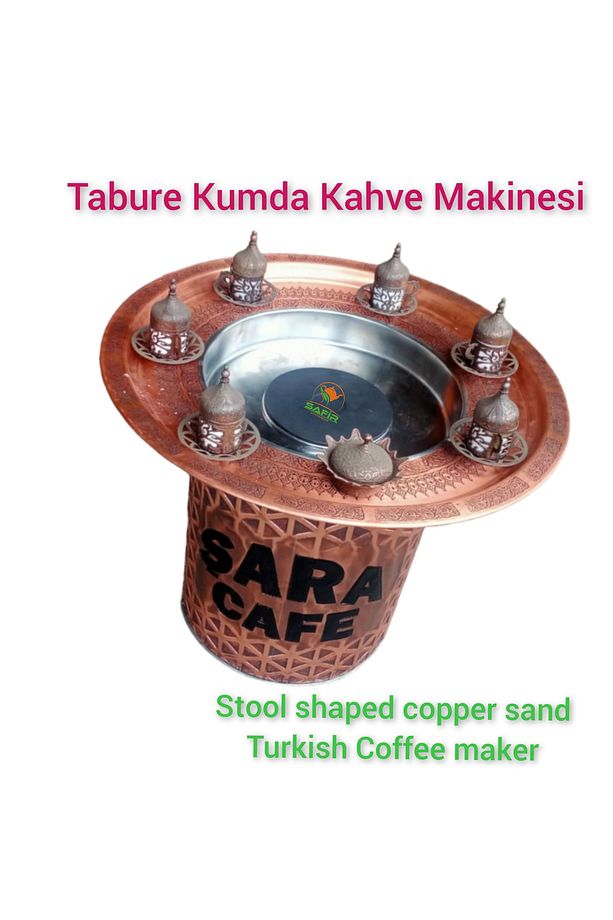 Safir Tabure Kumda Kahve Makinesi Yüksek Boy Kumda Kahve Makinesi Safir Kumda Kahve Cihazı - 3