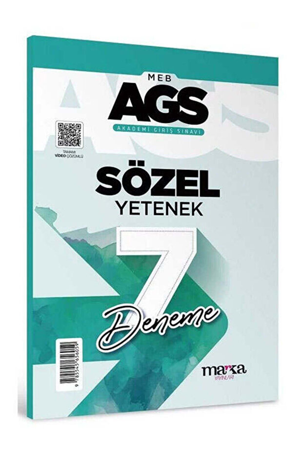 2026 Meb-ags Sözel Yetenek 7 Deneme - 1