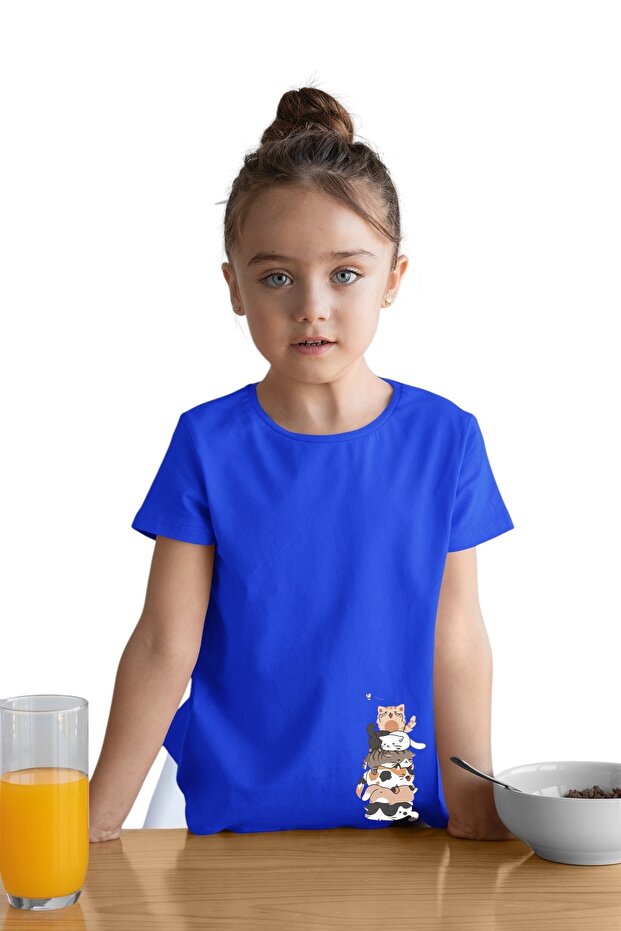 Children's Crew Neck Printed Short Sleeve T-Shirt