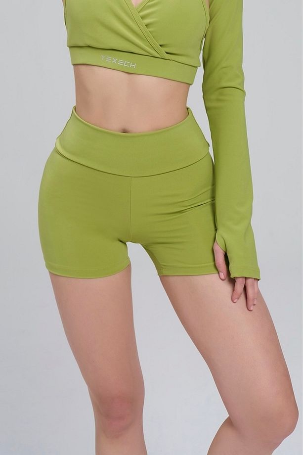 Düz Push-Up Verve Kısa Şort - 4