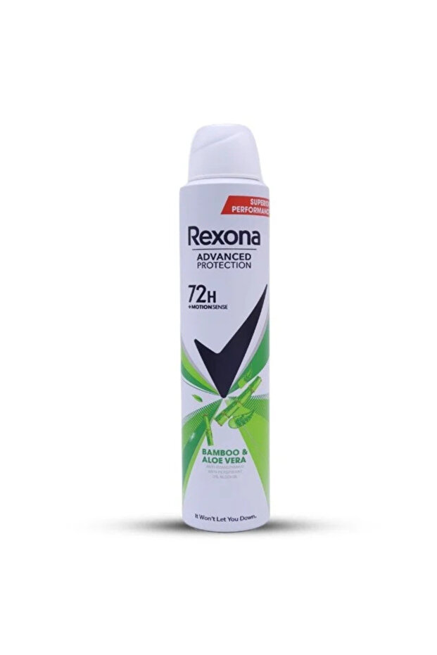 Rexona Women's Deodorant Spray 200ml Bamboo & Aloe Vera