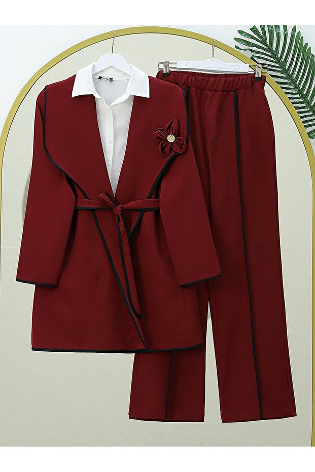 Belted Pant Suit