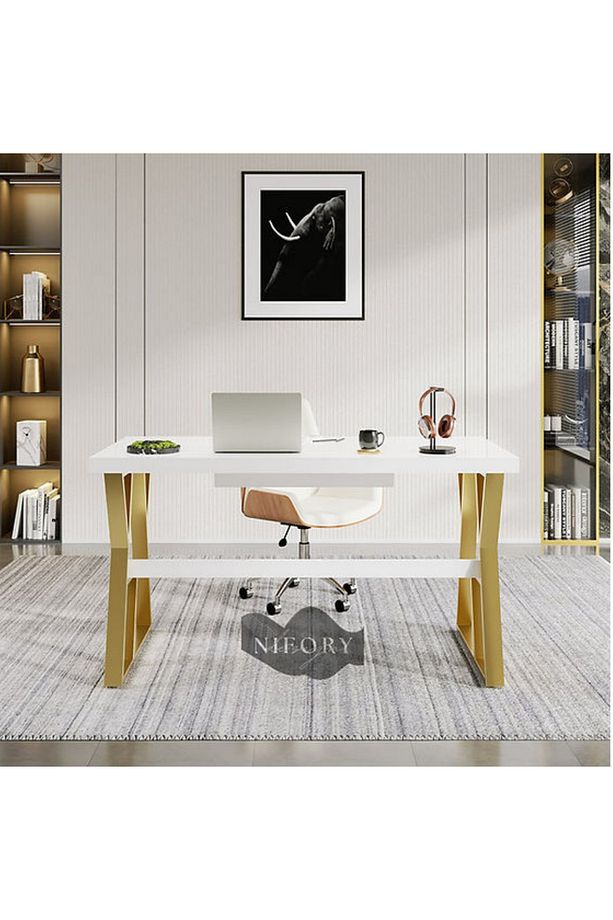 520-043 Modern Bilgisayar Ofis Masa Çalışma Masası 140x60x75h - 3