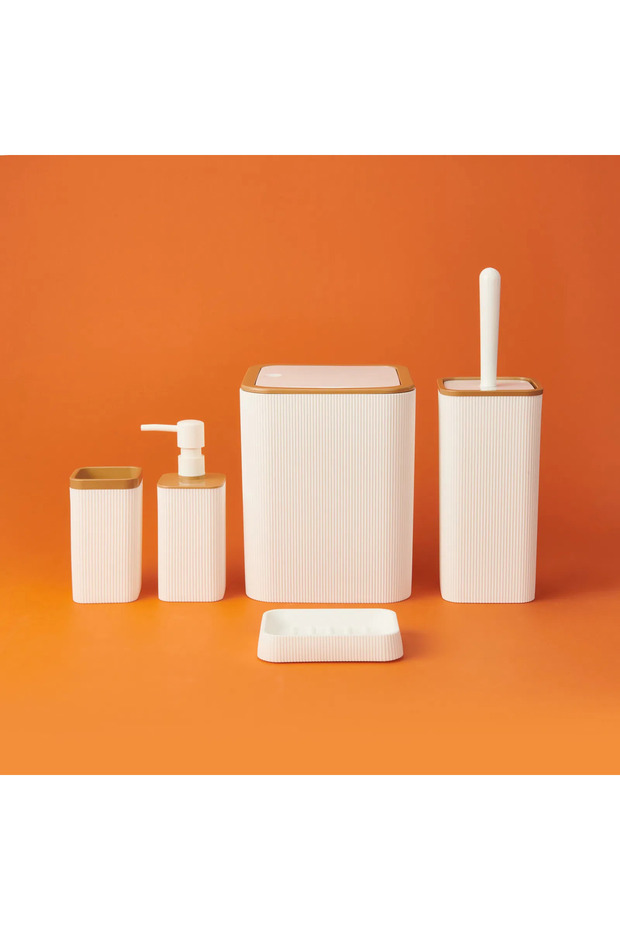 Bath Mina Due 5'li Banyo Seti - Beyaz - 2