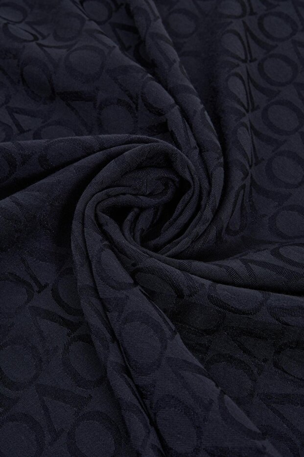 Alia Shawl - 2 - Dark Navy Blue
