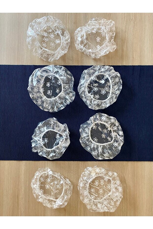 5 Adet Tencere Bonesi, Tabak Bonesi, Gıda Koruyucu Bone, Lastikli Bone - 2
