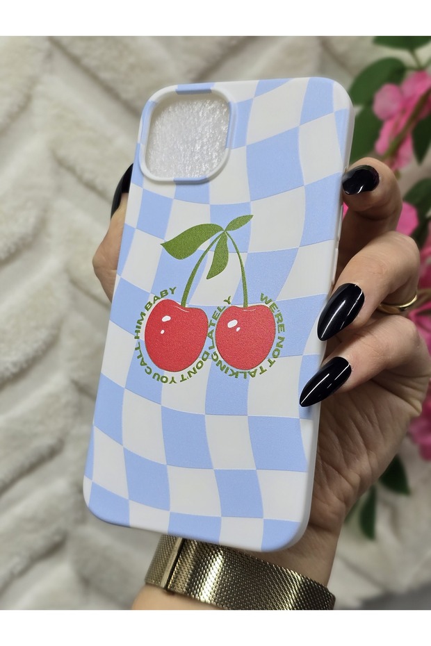 حافظة إطلاق آي فون 13/14 متوافقة مع آيفون 13/14 مطبوع عليها طبعة مخملية داخلية - 2