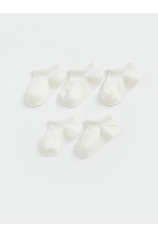 LCW baby Basic Erkek Bebek Patik Çorap 5'li - 1