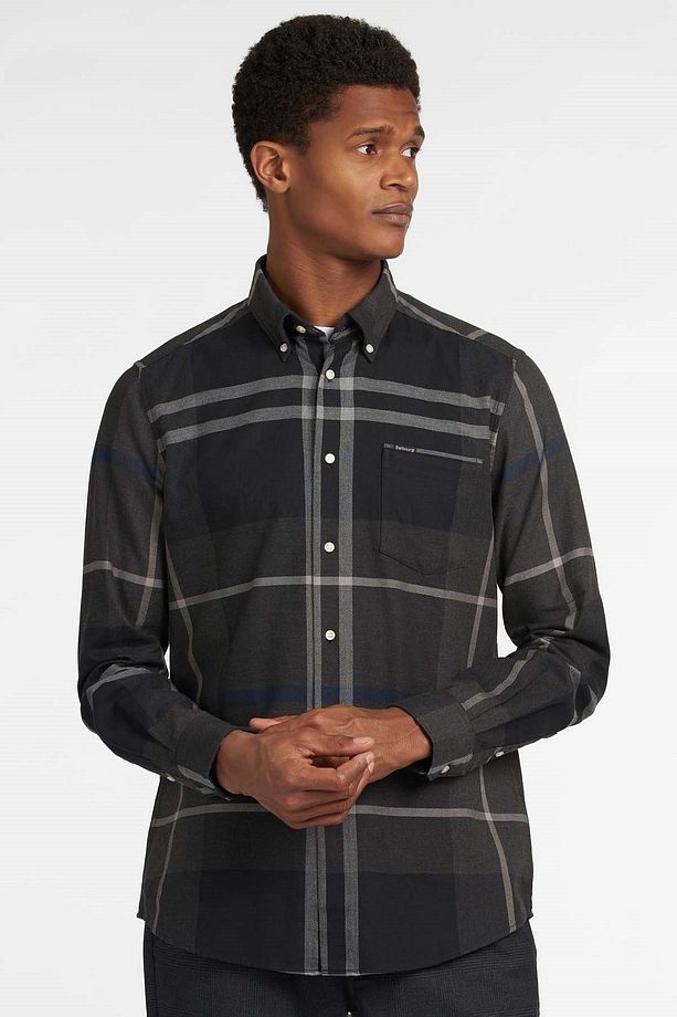 Erkek Dunoon Tailored Gömlek Gy38 Graphit - 1