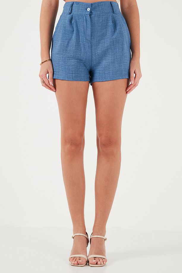 Kırçıllı Regular Fit Cepli Kısa Şort ŞORT 5866201 - 4