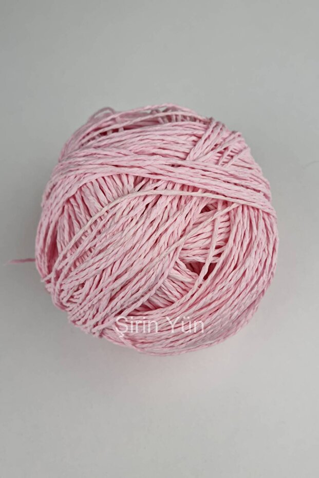 Sarılmış Kağıt İp 100 Gram Açık Pembe - 1