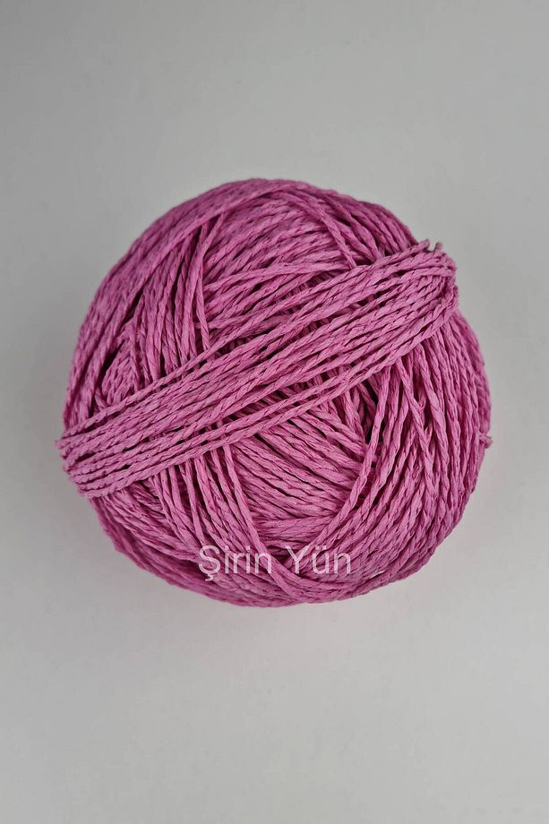 Sarılmış Kağıt İp 100 Gram Gül Pembe - 1