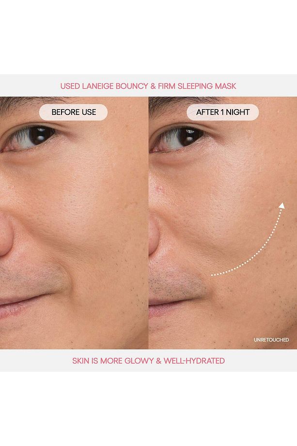 Bouncy + Firm Radiance Boosting Sleeping Mask with Peony Collagen Complex 25 Ml - 4