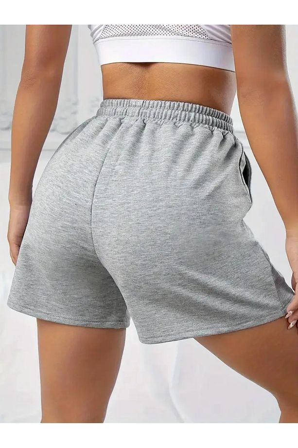 Baskılı Şort Unisex Yazlık Rahat  Basic Şort - 2