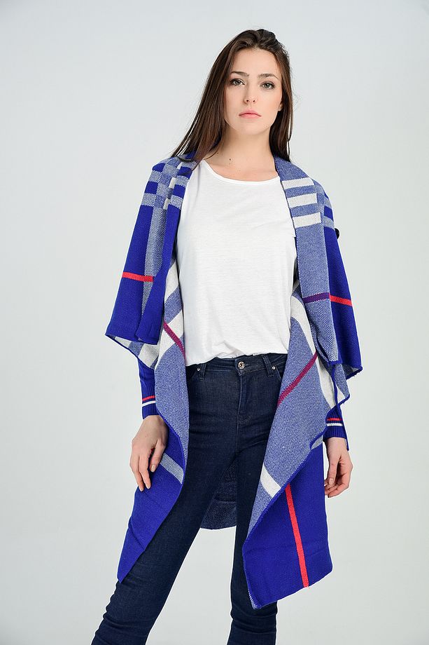 Kollar Fitilli Ekose Hirka | Trk18013 Saks-ekru - 1