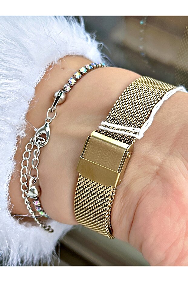 FERRUCCİ FUNCTION GOLD HASIR KADIN KOL SAATİ - 3