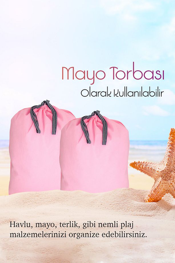 Mayo Torbası Bebek Bezi Torbası Kirli Temiz Kıyafet Torbası Valiz Içi Organizer Oyuncak Torbası - 3