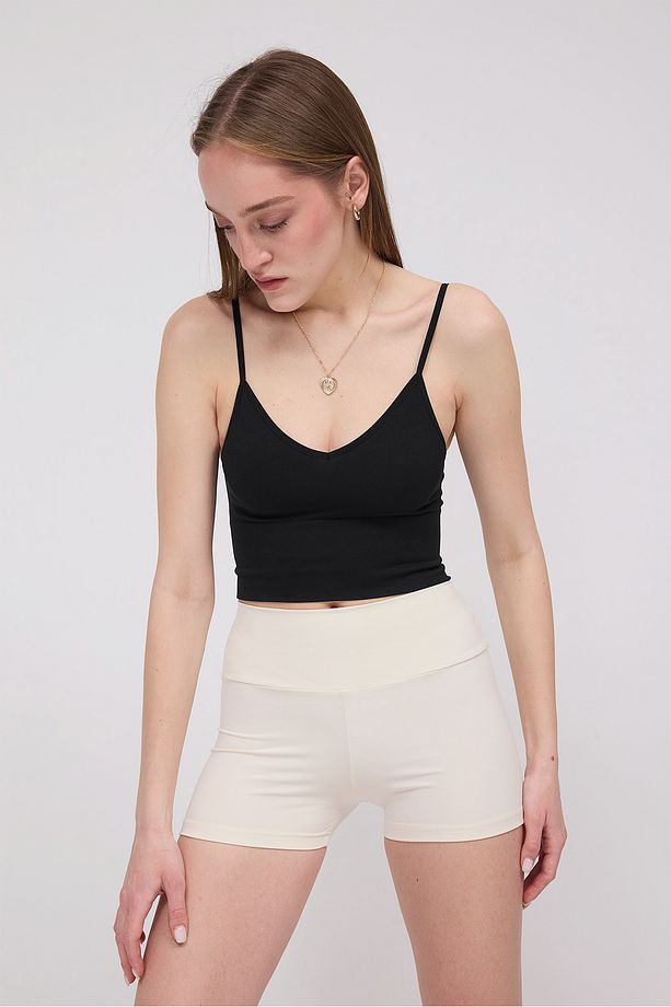 İp Askılı Crop Atlet A009 - 4