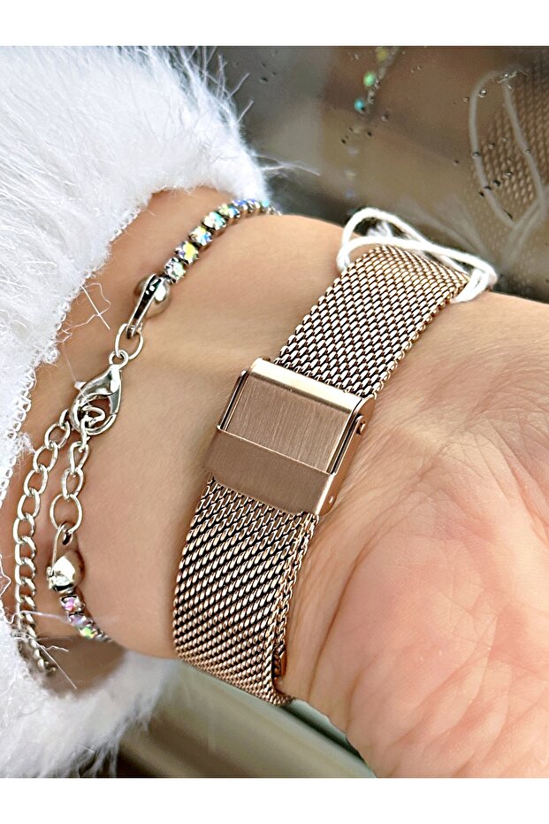 FERRUCCİ FUNCTION ROSE HASIR KADIN KOL SAATİ - 3