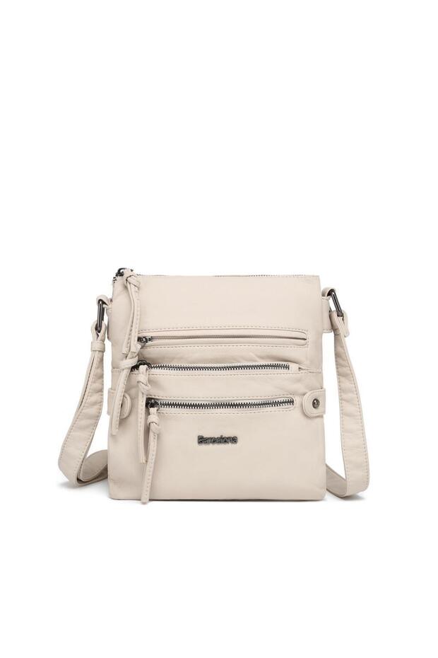 Washed Leather Strap Women's Messenger Bag 21K Barcelona 1921