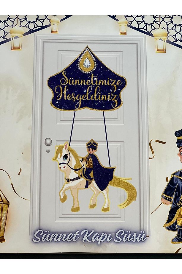 Sünnetimize Hoşgeldiniz Kapı Süsü - 5