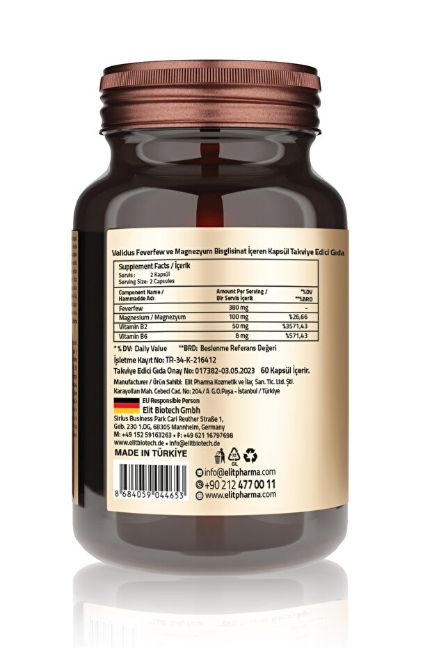 Feverfew 380 Mg 30 Capsules - 2