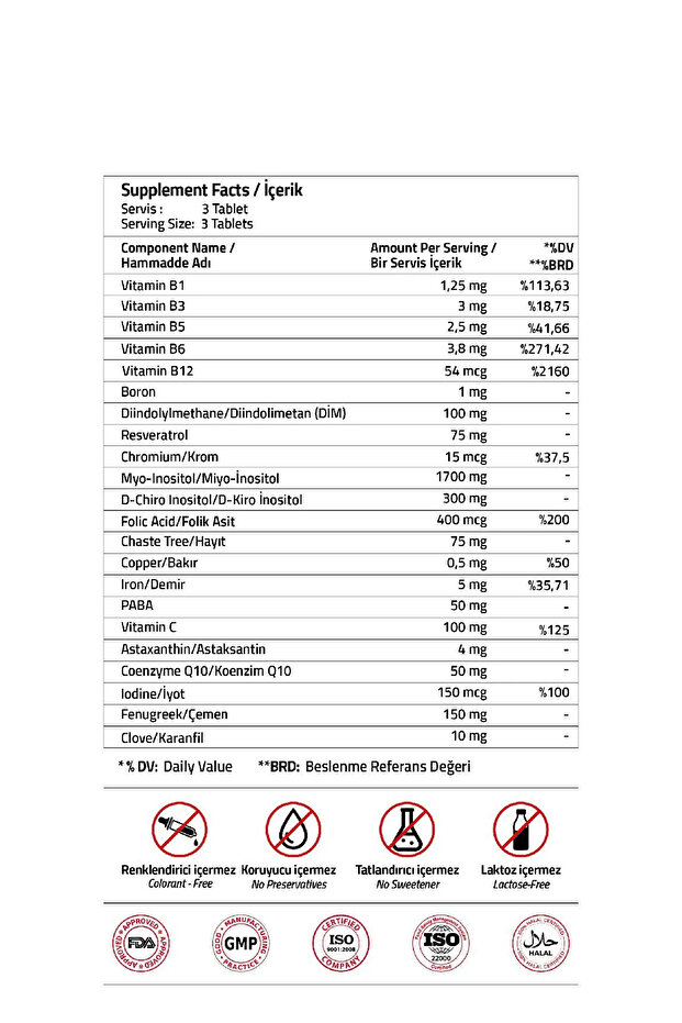 Infer-female 120 Tablets - 3