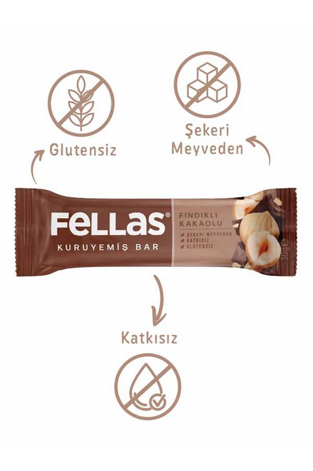 Kuruyemiş Bar Karışık Paket 30 G X 12 Adet (4 ÇEŞİT) - 6