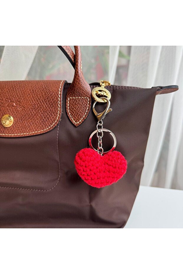 Heart Knitted Bag Accessory