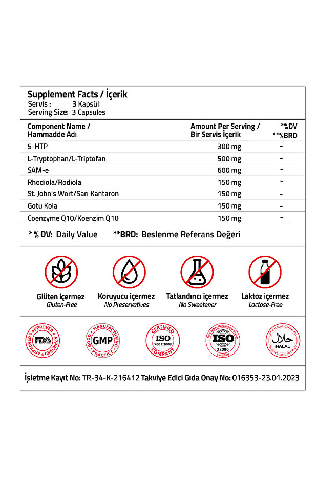 All Day Happy Sam-e 600 Mg 60 Kapsül - 3