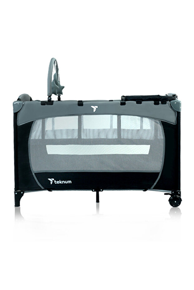 Explorer Playard and Cot Grey - 2