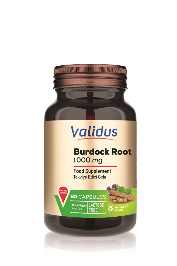 Burdock Root 1000 Mg 60 Capsules - 1