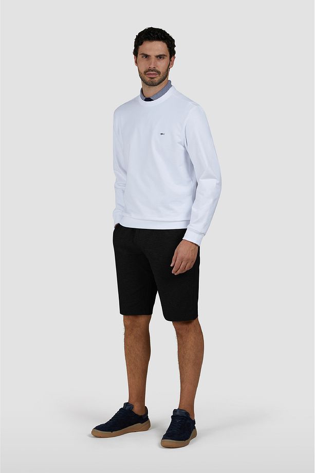 Erkek Normal Bel Pamuklu Regular Fit Siyah Şort C0P1237-011 - 3