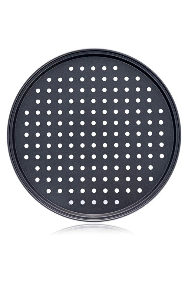 Black 1pc Alices Pizza Pan With Holes 11 Inch Round Pizza Pan for Oven Pizza Bakeware Pizza Pans Piz