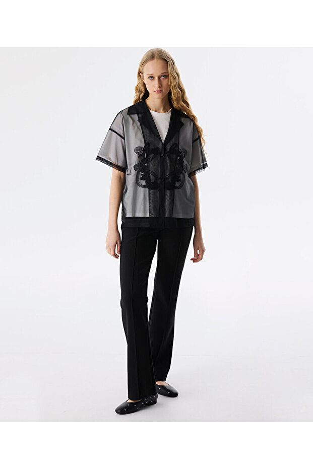 TRANSPARAN MIX BLUZ - 2