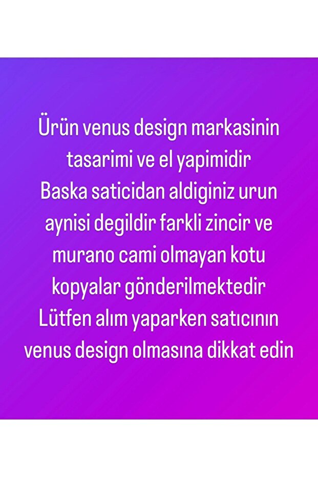 Murano Pembe Çilek Kolye - 3