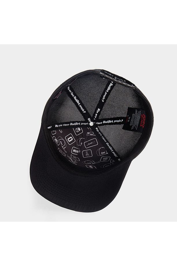 V1 7 Numara Logolu Siyah-gri Trucker Şapka - 6