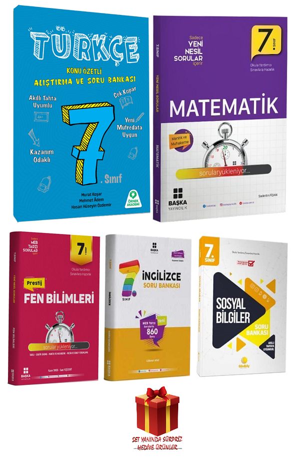 7. Sınıf Sosyal Bilgiler Soru Bankası + Yaprak Test Seti - 1