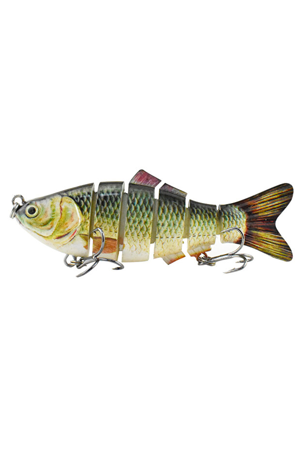 1pcs 4 Inch 450 4 Inch 6 Segments Jointed Hard Artificial Fishing Lures Bionic Crankbait Sinking Wob