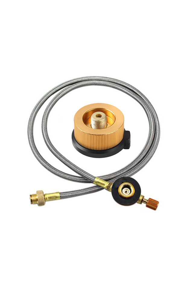 1M Line Adapter Outdoor Camping Gas Tank Inflation Connection Pipe Extension Line 1M Flat Gas Tank C