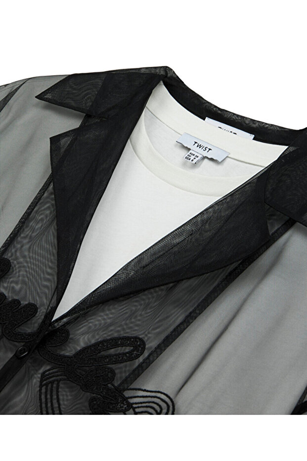 TRANSPARAN MIX BLUZ - 4