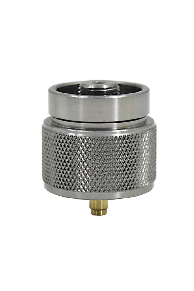 Silver MAPP Outdoor Flat Gas Tank MAPP Gas Tank mutual Refilling Adapter Camping Propane Gas Tank Co