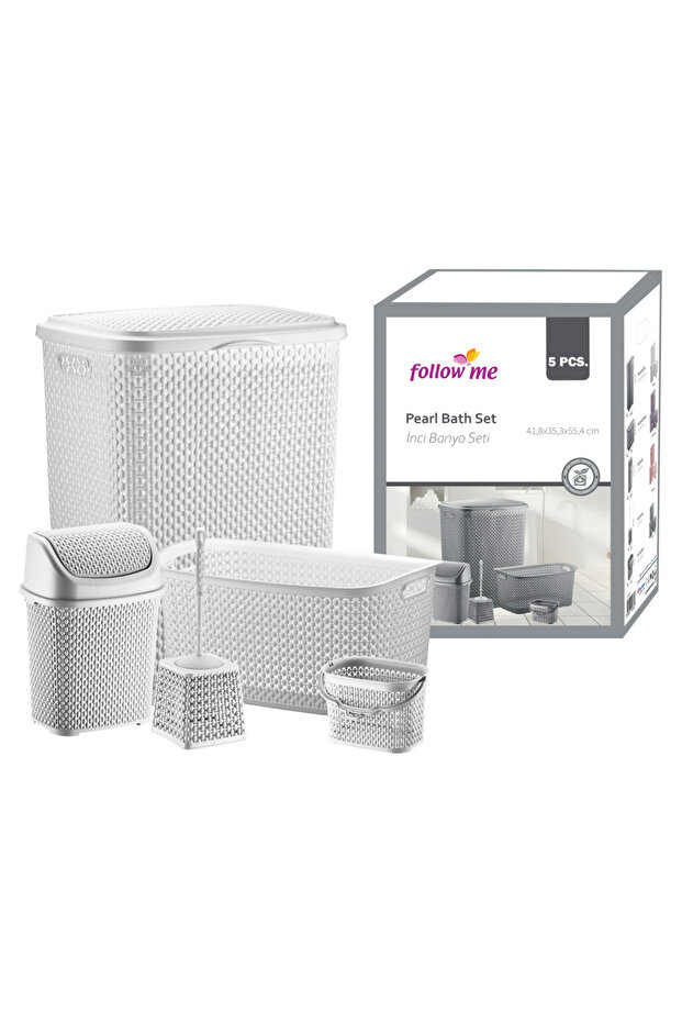 İnci 5 Parça Banyo Seti - 2