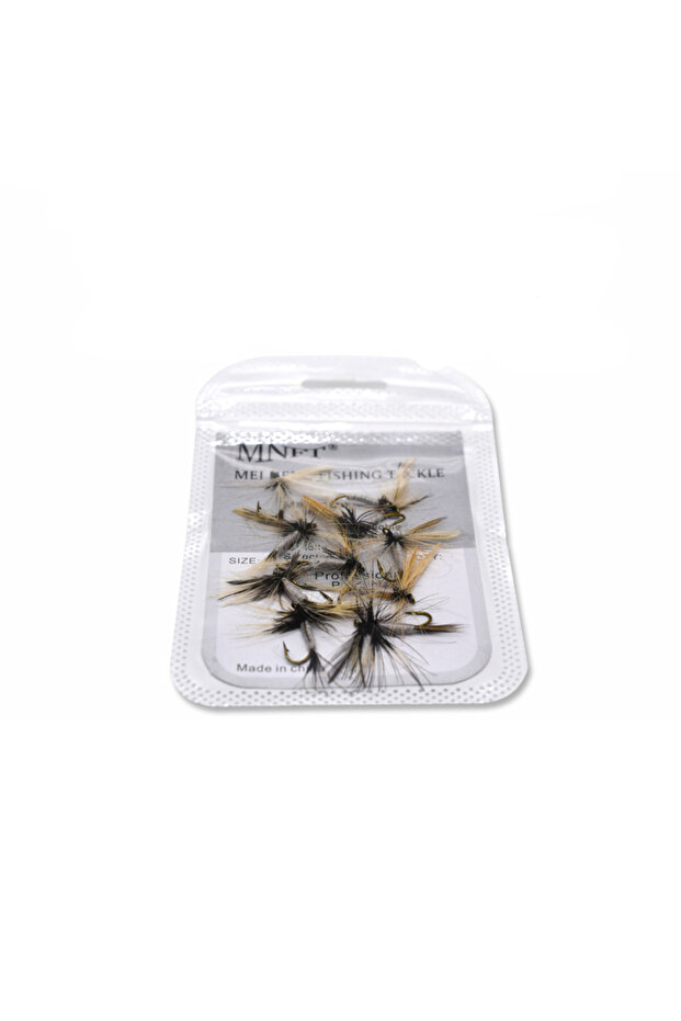 10pcs in bag MNFT 10PCS 10# Stimulator Fly Fishing Dry Trout Flies Artificial Lure Bait