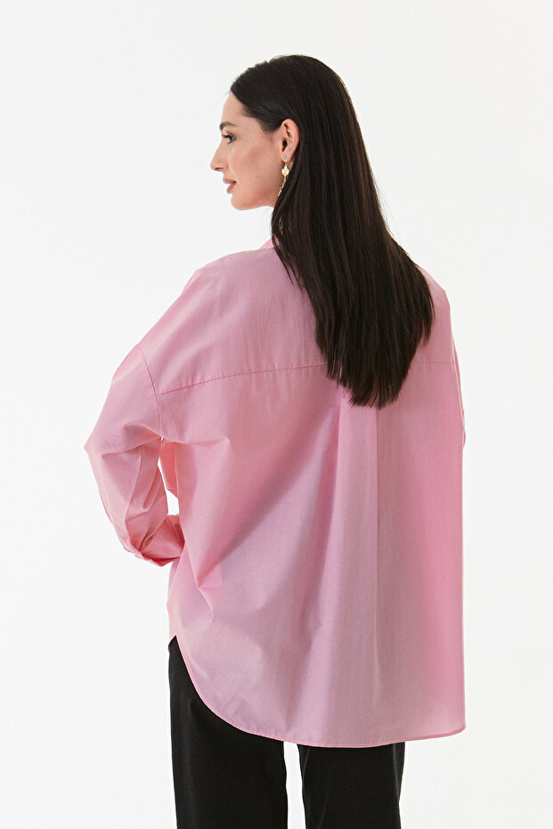 قميص كاجوال أساسي طويل الظهر - 5