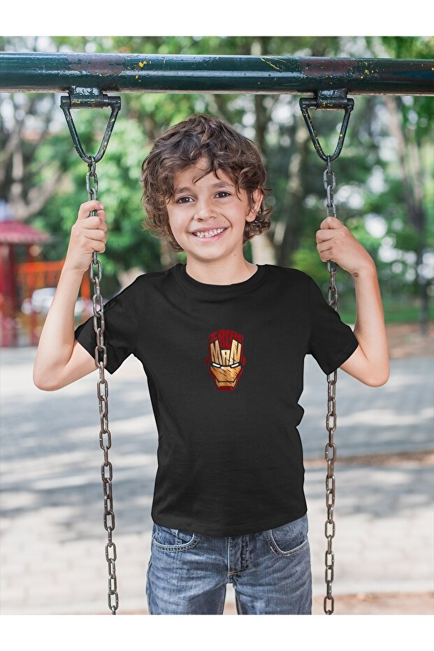 Children's Crew Neck Printed Short Sleeve T-Shirt