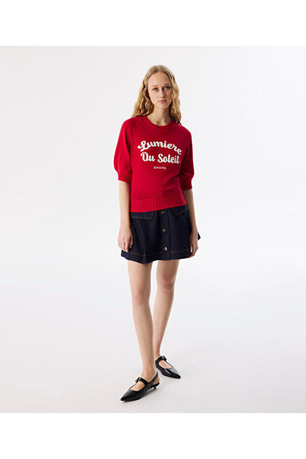 SLOGAN BASKILI TRİKO - 2