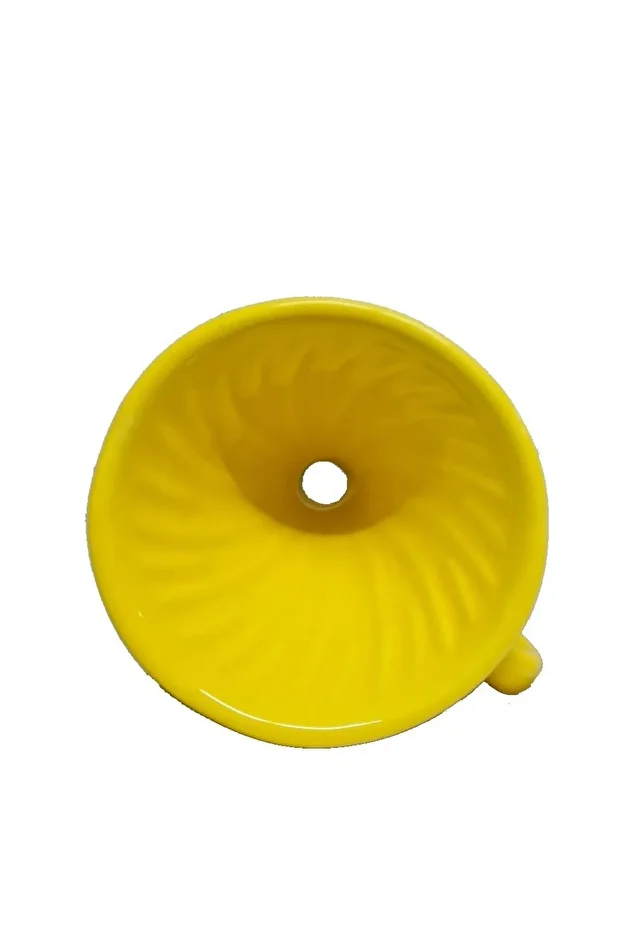 V60 02 Dripper Seramik Kahve Demleme Ekipmanı (Hardal Sarı) - 2