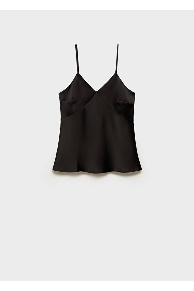 Saten V yaka üst - 1